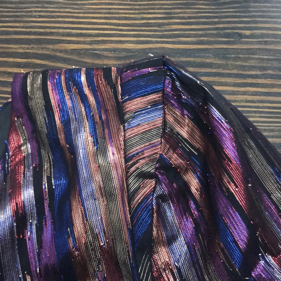 Mini metallic dress - Picture 4 of 6